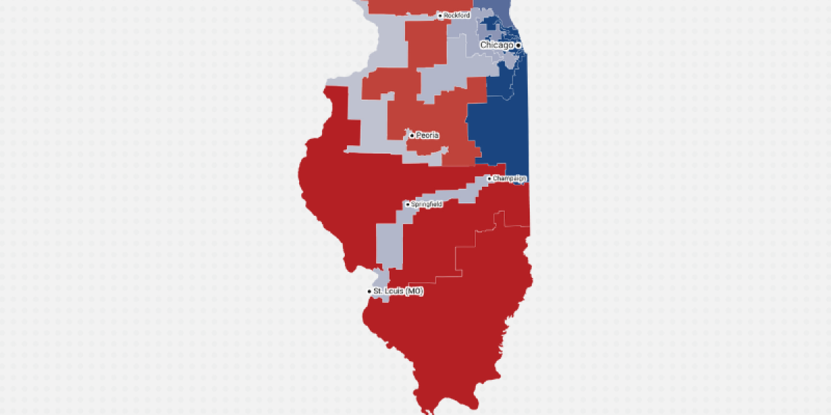 Political Map Of Illinois 2024 United States Map